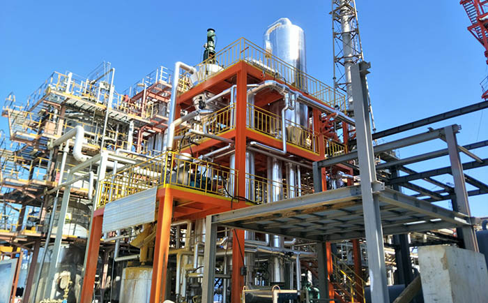 化工廢液焚燒爐單效蒸發器案例 化工廢液焚燒爐單效蒸發器案例